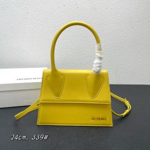 Jacquemus Yellow Le Chiquito Top Handle Bag