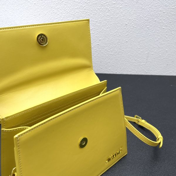 Jacquemus Yellow Le Chiquito Top Handle Bag