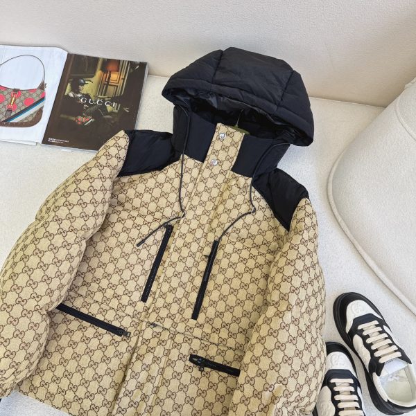 Gucci Gg canvas puffer down jacket