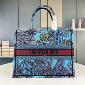 DIOR LARGE DIOR BOOK TOTE CELESTIAL BLUE MULTICOLOR 41CM M1286ZEUPM259