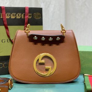 GUCCI BLONDIE MEDIUM BAG BROWN 29CM ‎