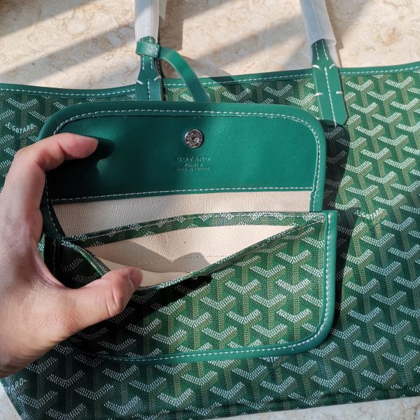 GOYARD PARIS GREEN ISABELLE PM BAG