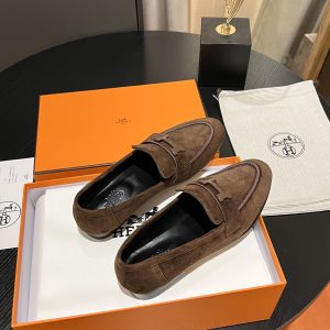 HERMES PARIS LOAFER BROWN