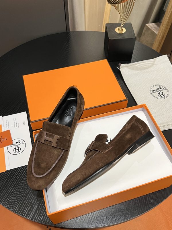 HERMES PARIS LOAFER BROWN