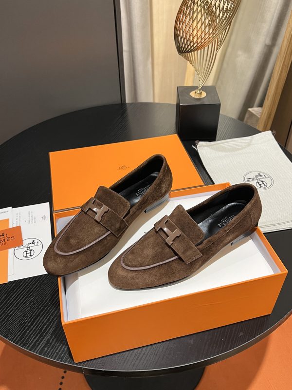 HERMES PARIS LOAFER BROWN