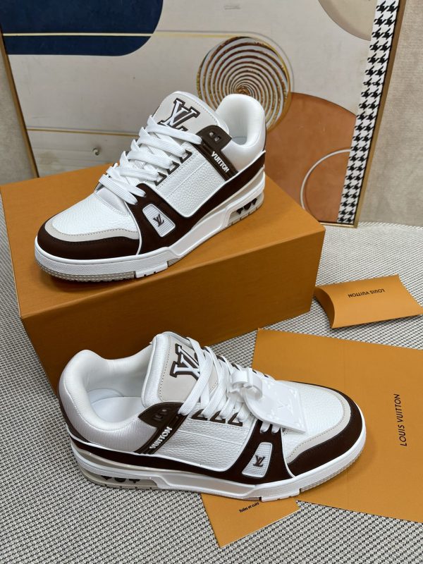 LOUIS VUITTON LV TRAINER SNEAKER BROWN