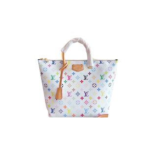 LOUIS VUITTON NEVERFULL MM MONOGRAM WHITE MULTICOLOR 28CM