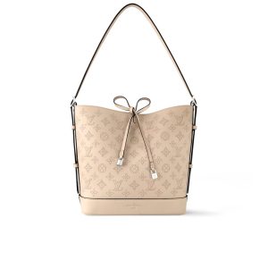 LOUIS VUITTON FLORE PERFORATED MAHINA BEIGE 22CM