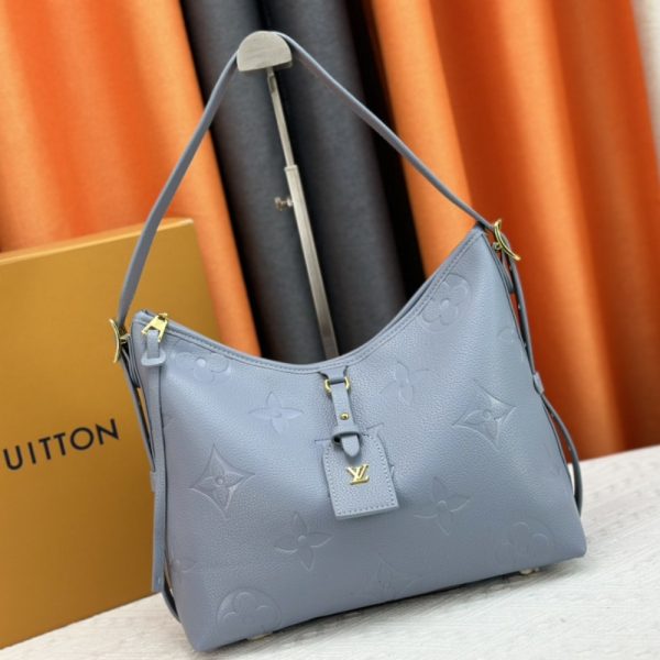 LOUIS VUITTON CARRYALL PM PALE BLUE 29CM