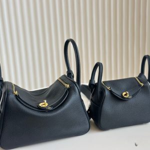 HERMES LINDY 26 BAG BLACK 26CM