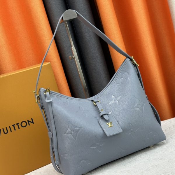 LOUIS VUITTON CARRYALL PM PALE BLUE 29CM