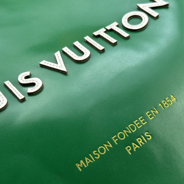 LOUIS VUITTON SHOPPER TOTE MM GREEN 40CM