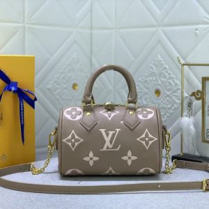 LOUIS VUITTON SPEEDY BANDOULIÈRE 20 TOURTERELLE GRAY 20CM M46575