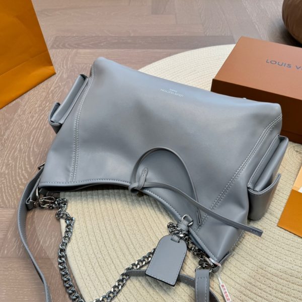 LOUIS VUITTON CARRYALL DARK MM GRIS TRIANON 40CM M12583