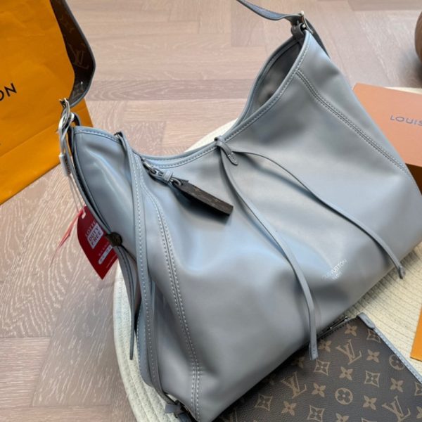 LOUIS VUITTON CARRYALL DARK MM GRIS TRIANON 40CM M12583