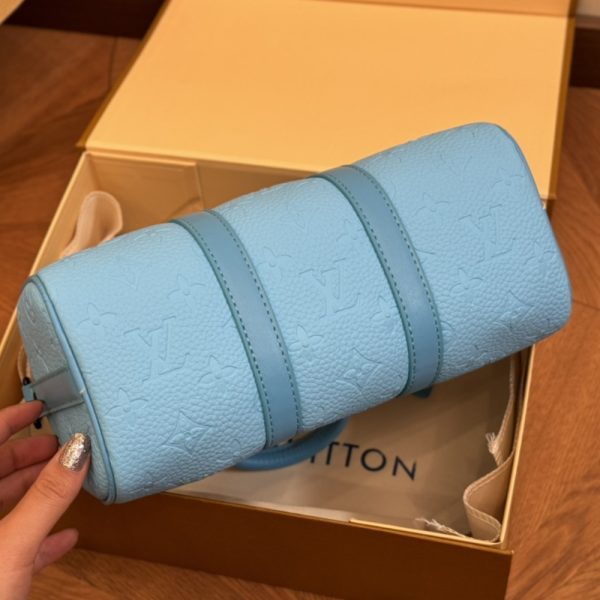 LOUIS VUITTON KEEPALL BANDOULIÈRE 25 TURQUOISE 25CM M11996