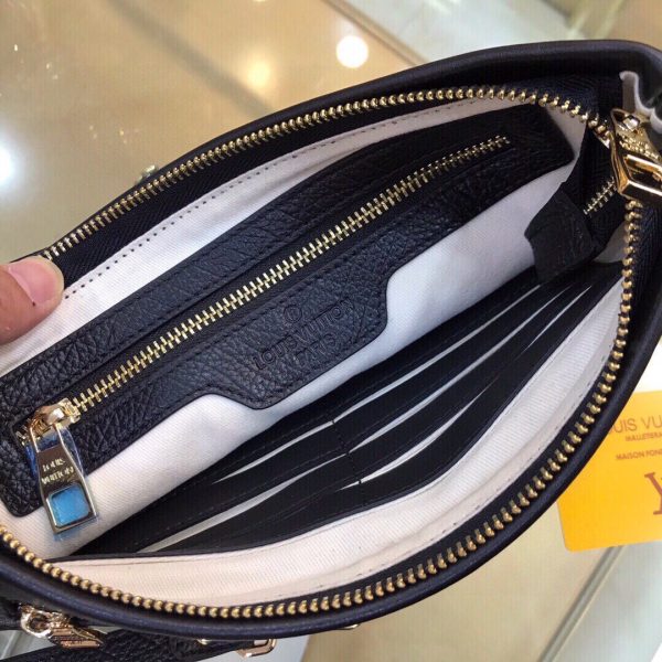 LOUIS VUITTON CLUTCH BLACK 28CM