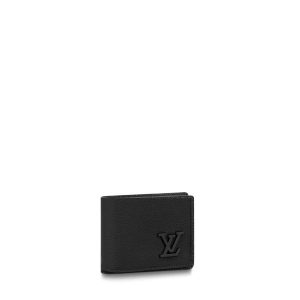 LOUIS VUITTON MULTIPLE WALLET BLACK 11CM M30295