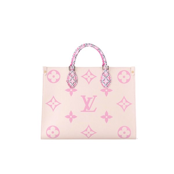 LOUIS VUITTON BY THE POOL ON THE GO PM TOTE BAG PINK 34CM M22976