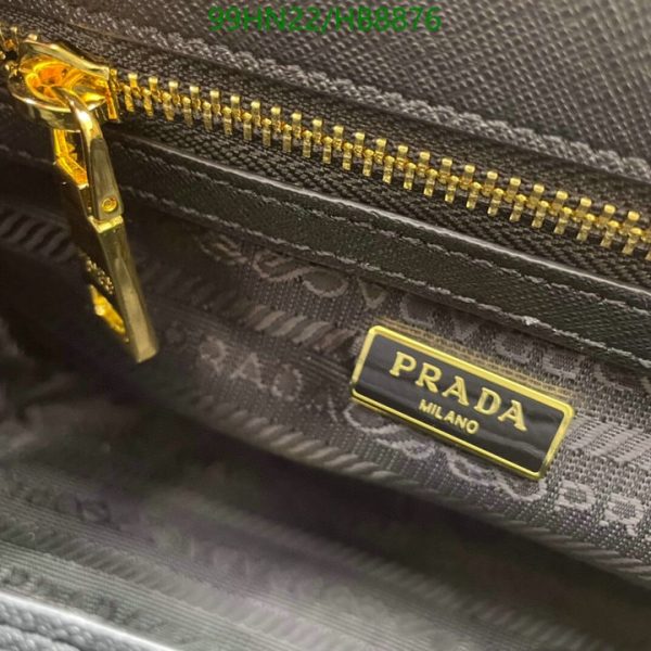 PRADA GALLERIA SAFFIANO LEATHER MINI BAG BLACK 20CM 1BA906NZVF0002VEOM