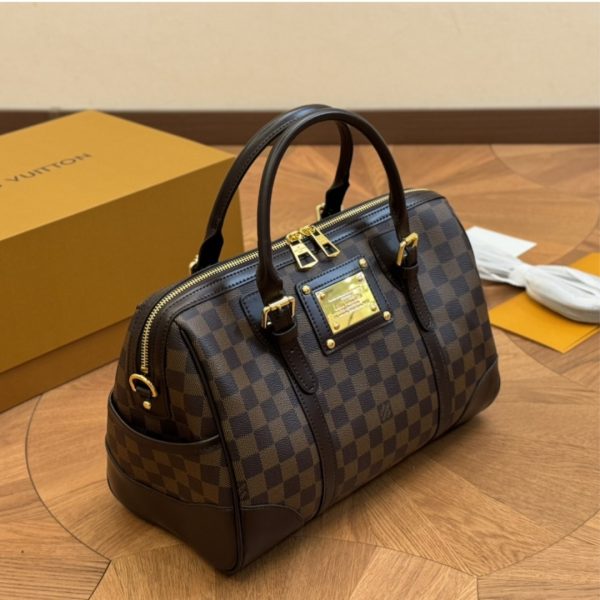 LOUIS VUITTON BERKELEY  DAMIER EBENE CANVAS BROWN 32CM