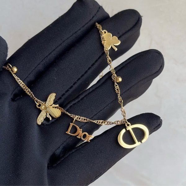 DIOR CD LOGO LETTER BRACELET