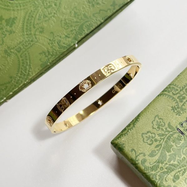 GUCCI GG BRACELET GOLD 6MM