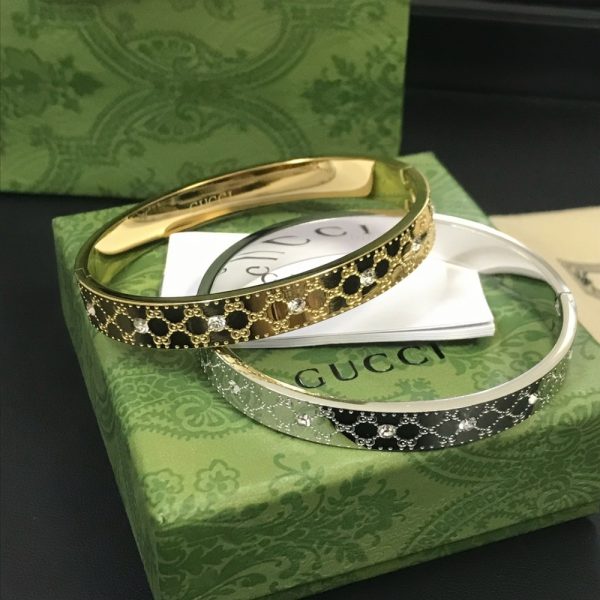 GUCCI CUFF BRACELET GOLD 8MM