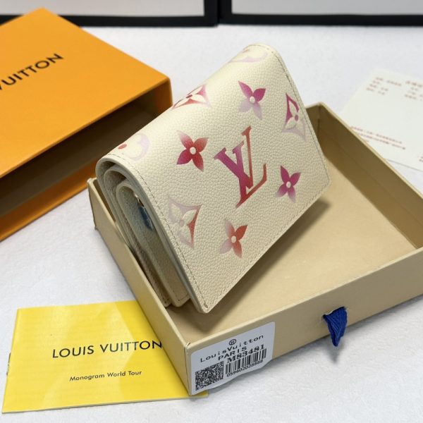 LOUIS VUITTON WALLET CLÉA MONOGRAM EMPREINTE BEGIE 11CM M83481