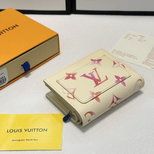 LOUIS VUITTON WALLET CLÉA MONOGRAM EMPREINTE BEGIE 11CM M83481