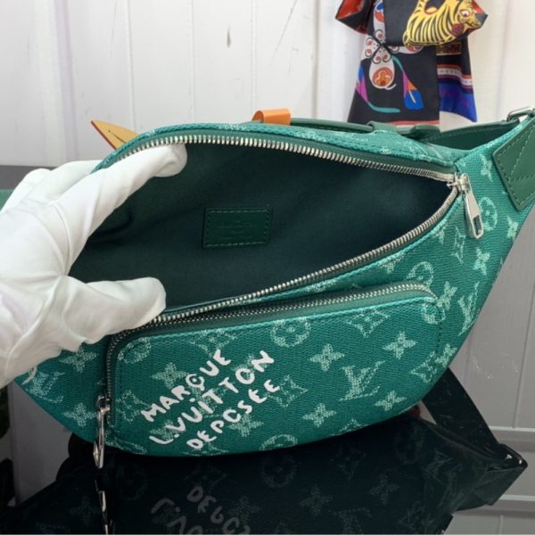 LOUIS VUITTON RUSH BUMBAG GREEN 30CM M12867