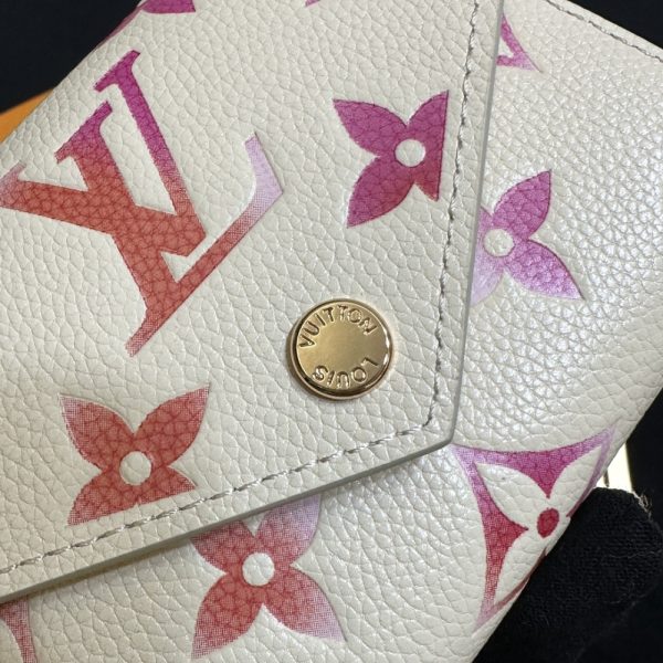 LOUIS VUITTON VICTORINE WALLET IN MONOGRAM EMPREINTE BEIGE 12CM M83507