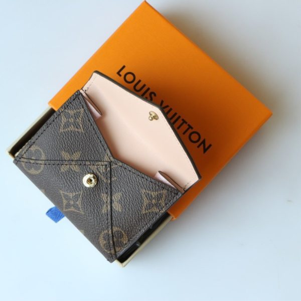 LOUIS VUITTON CELESTE WALLET IN MONOGRAM EMPREINTE BROWN 10CM M81665