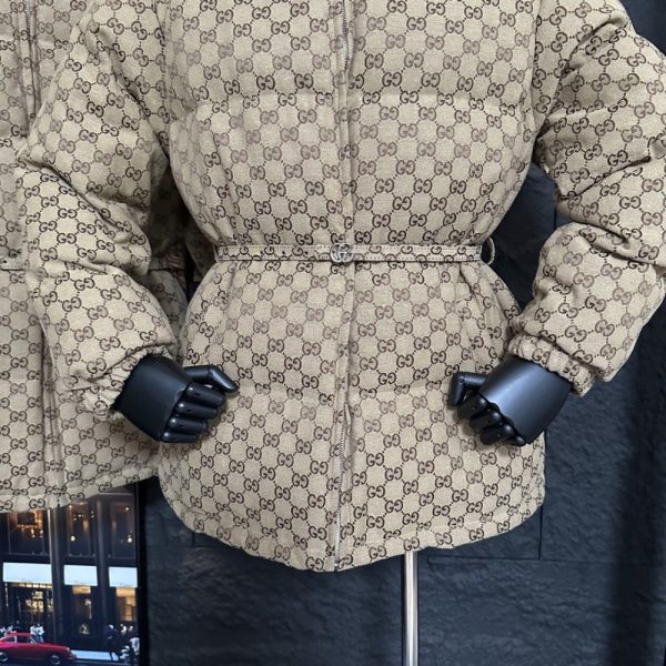 GUCCI GG CANVAS BOMBER JACKET CAMEL 797451 Z9ABA 2184