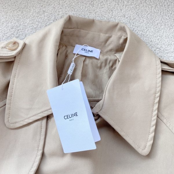 CELINE WILTERN TRENCH COAT IN COTTON GABARDINE BEIGE 2M96A777S 01TC