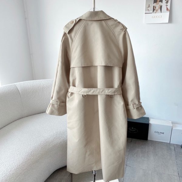 CELINE WILTERN TRENCH COAT IN COTTON GABARDINE BEIGE 2M96A777S 01TC