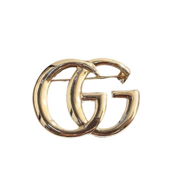 GUCCI GG BROOCH GOLD