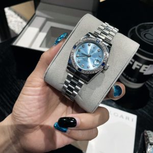 ROLEX DATEJUST WHITE GOLD ICE BLUE DIAMOND 31MM