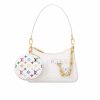 LOUIS VUITTON X MURAKAMI MARELLINI BAG WHITE 19CM M13100