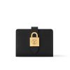 LOUIS VUITTON LOW KEY COMPACT WALLET BLACK 11CM M12408
