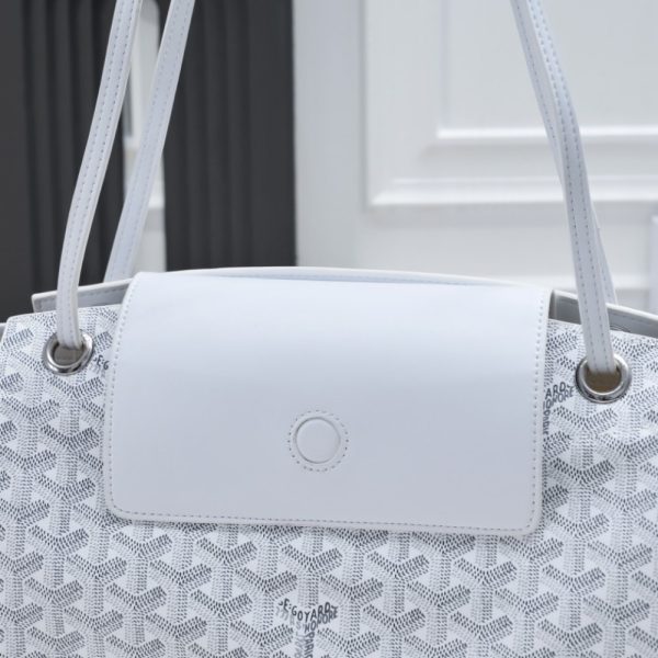 GOYARD ROUETTE SOUPLE BAG WHITE 31CM ROUETTPMLTY50CL50P