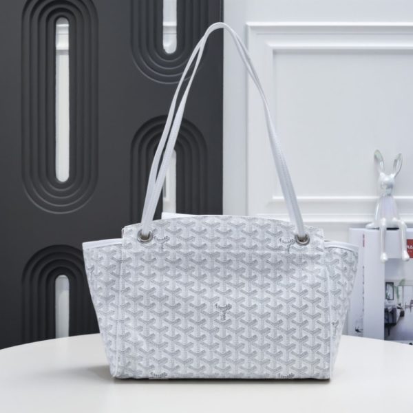 GOYARD ROUETTE SOUPLE BAG WHITE 31CM ROUETTPMLTY50CL50P