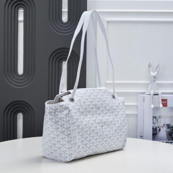 GOYARD ROUETTE SOUPLE BAG WHITE 31CM ROUETTPMLTY50CL50P