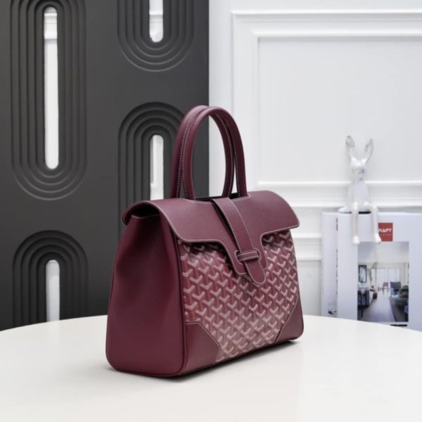 GOYARD SAÏGON TOTE BAG BURGUNDY 34CM SAIGOCMMLTY33CL33P