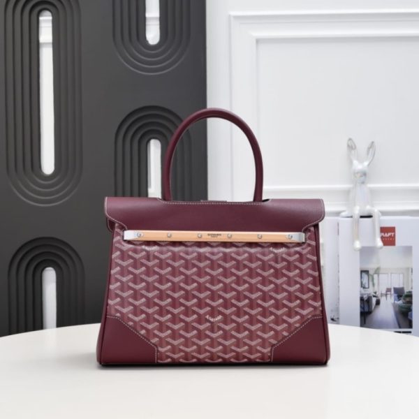 GOYARD SAÏGON TOTE BAG BURGUNDY 34CM SAIGOCMMLTY33CL33P