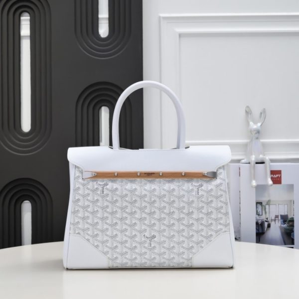GOYARD SAÏGON TOTE BAG WHITE 34CM SAIGOCMMLTY50CL50P