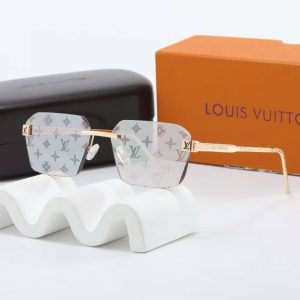 LOUIS VUITTON LV LOW SQUARE SUNGLASSES PURE WHITE