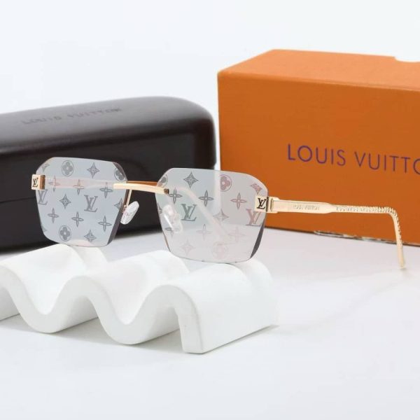 LOUIS VUITTON LV LOW SQUARE SUNGLASSES PURE WHITE
