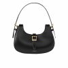 SAINT LAURENT LE FERMOIR HOBO BAG BLACK 24CM