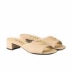 PRADA PADDED NAPPA LEATHER SANDALS BEIGE 1XX711 2DL8 F0036 F A035